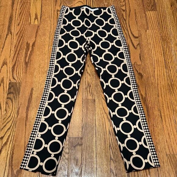 Gretchen Scott Gripeless Geo Print Pull-On Pants - Picture 1 of 4